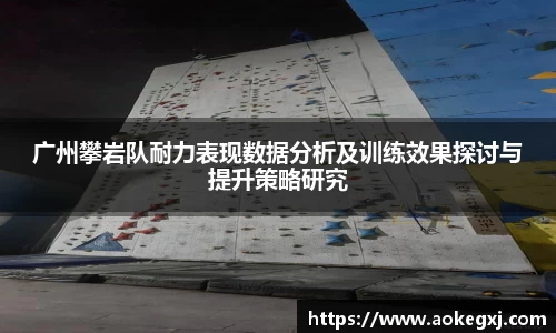 广州攀岩队耐力表现数据分析及训练效果探讨与提升策略研究